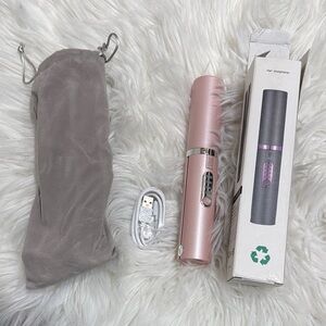 Pink Wireless Hair Straightener
